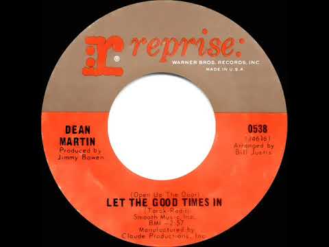 1966 Dean Martin - (Open Up The Door) Let The Good Times In (mono 45)