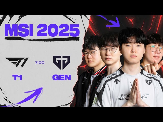 [VN] T1 vs GEN | MSI 2025 - Chung Kết Tổng Ngày 13.07.2025