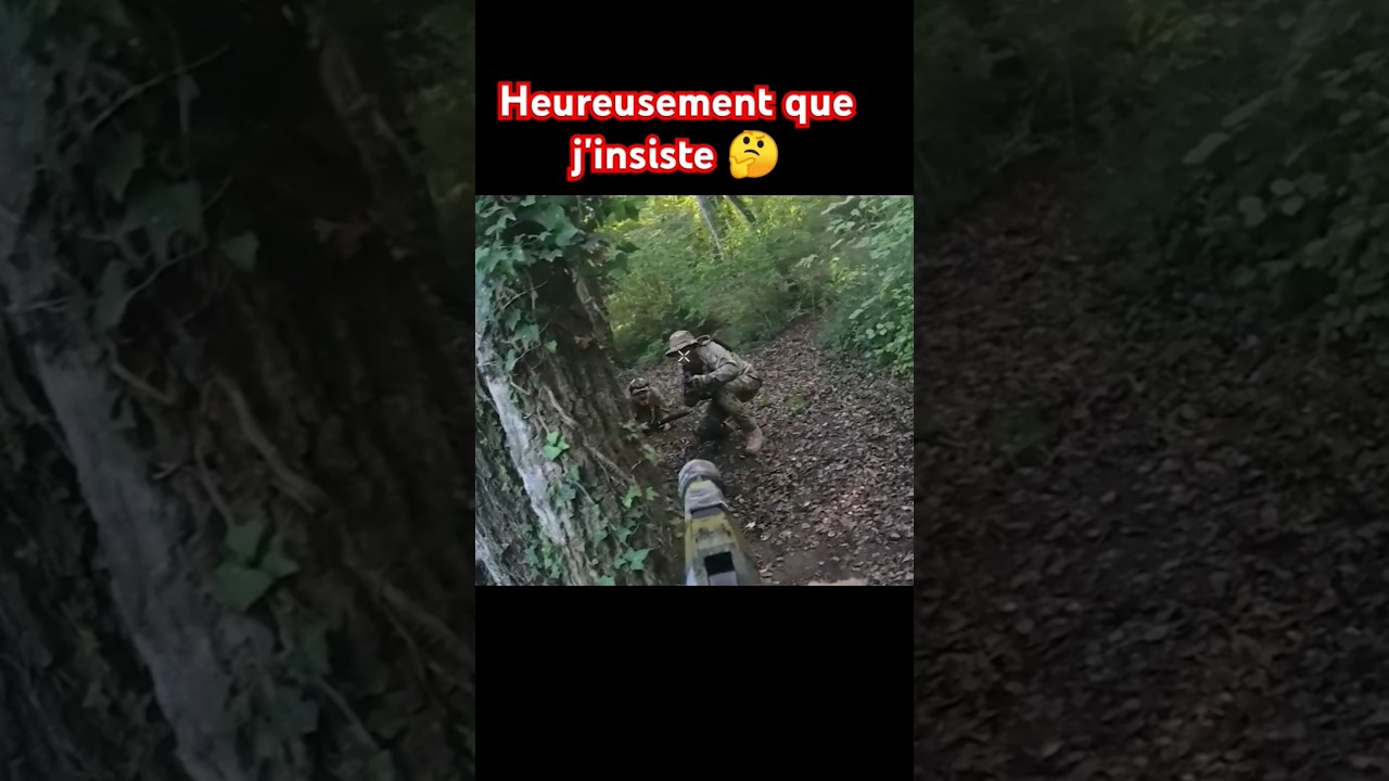 Si j'insiste pas il se met pas OUT #AIRSOFT #camouflage #silencieux