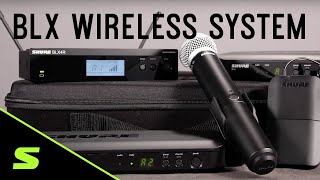 Shure BLX24R/SM58-H9 Rackmount Handheld Wireless System 512-542 MHz in action - learn more