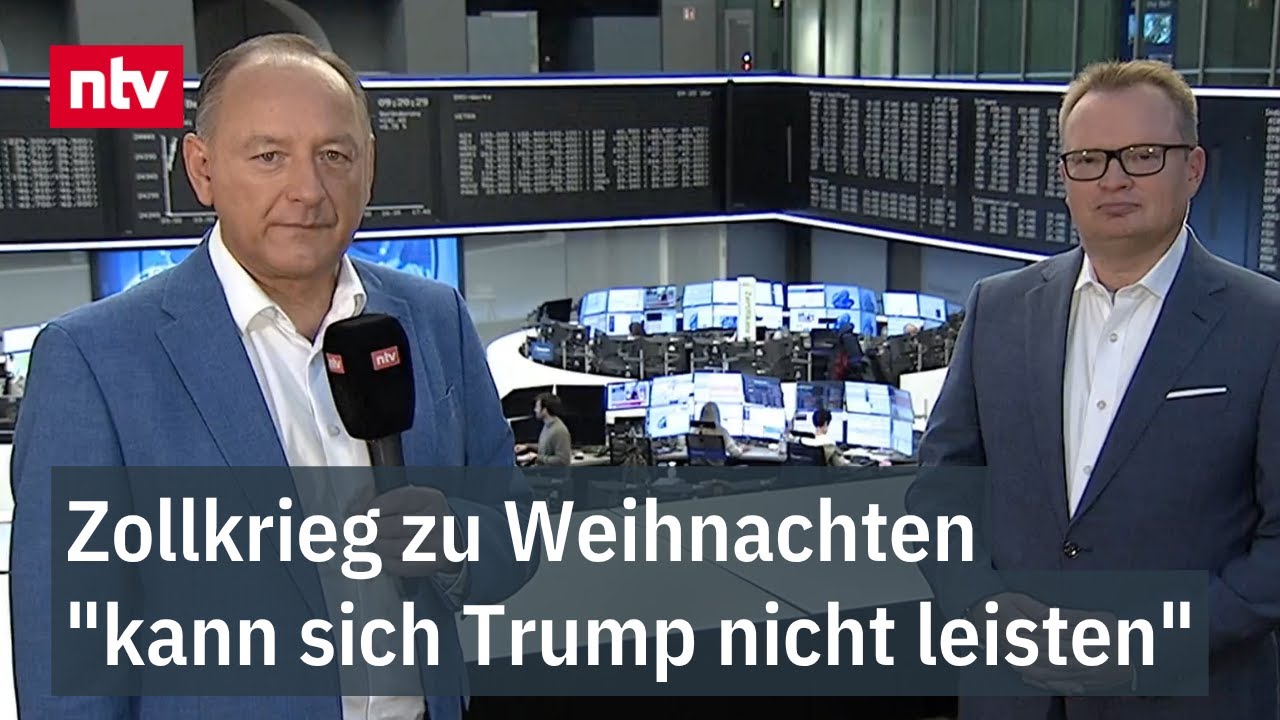 Zollkrieg zu Weihnachten "kann sich Trump nicht leisten" - Anlagestratege Schickentanz