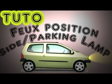 Renault Twingo - Remplacement Ampoule Feux de Position