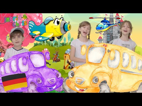 Die Räder vom Bus 🚍 Mitmach-Tanz & Tierlieder mit Ingrid und Chris für Kinder 🎶🚌✨
