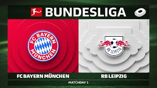 FC Bayern München vs. RB Leipzig | Matchday 1 — Bundesliga 2025/26