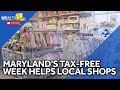 Tax-free week encourages local shopping, financial relief