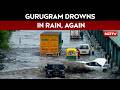 Gurugram Drowns In Rain: Major Waterlogging Reported Across Areas