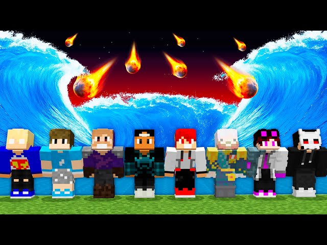 DESASTRES NATURAIS VS 12 YOUTUBERS