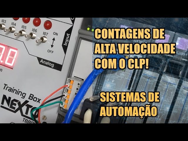 CONTAGENS DE ALTA VELOCIDADE COM CLP | Sistemas de Automação #021