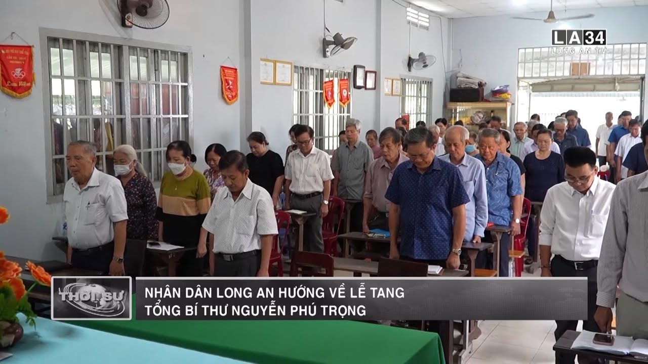 Nhân dân Long An hướng về Lễ tang Tổng Bí thư Nguyễn Phú Trọng