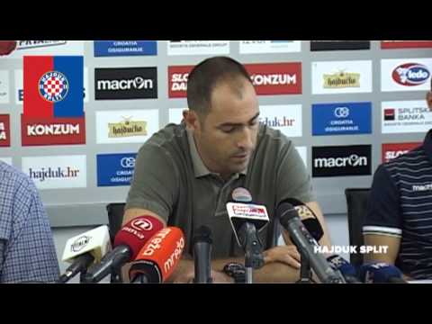 Conference with Tudor and Maglica before Hajduk - Dila