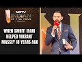 Vikrant Massey Recalls When Smriti Irani Recommended His Name For A Show | NDTV Indian Of The Year