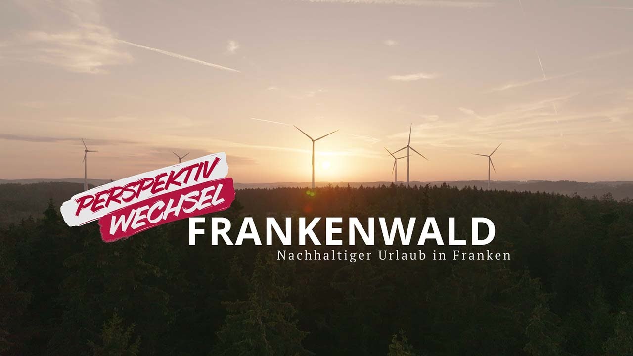 Vorschaubild für das Youtube-Video: Umweltbewusst entschleunigen im Frankenwald | Perspektivwechsel Franken