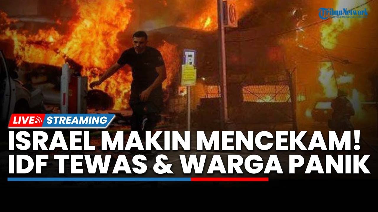 🔴IDF Tewas di Tank yang Meledak hingga Warga Israel Panik Meringkuk di Jalan Takut Rudal Hizbullah