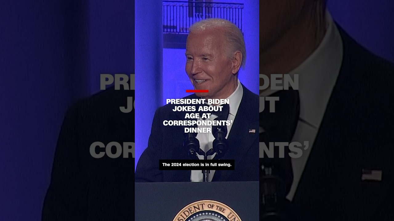 President Biden jokes about age at Correspondents' Dinner