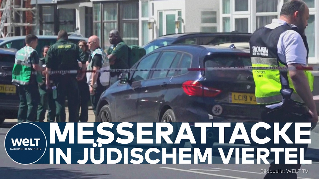 LONDON: Messerattacke in jüdischem Viertel! Zwei Männer niedergestochen – Polizei nimmt Täter fest