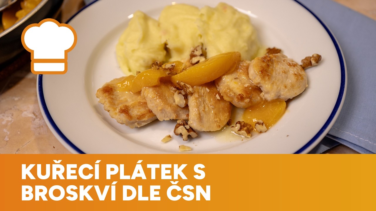 Retro klasika, která nestárne: Kuřecí s broskví podle norem ČSN 🍑