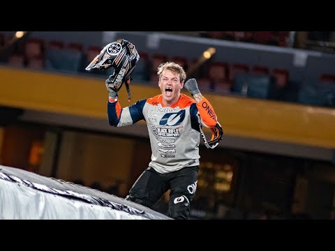 Jayo Archer - First Ever FMX Triple Backflip in Competition