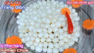 Bí Quyết Đơn Giản Nhất Làm Dưa Kiệu Trắng Giòn Để Lâu Ăn Vẫn Ngon