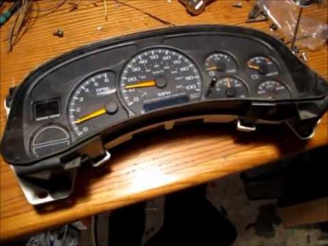 How To Disassemble A Chevrolet Gauge Cluster & Stepper ... 2004 chevy silverado instrument cluster wiring diagram chevrolet 