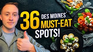 Moving to Des Moines: Top 36 Food Places You Must Try!