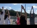 France prepares for yoga at the Eiffel Tower