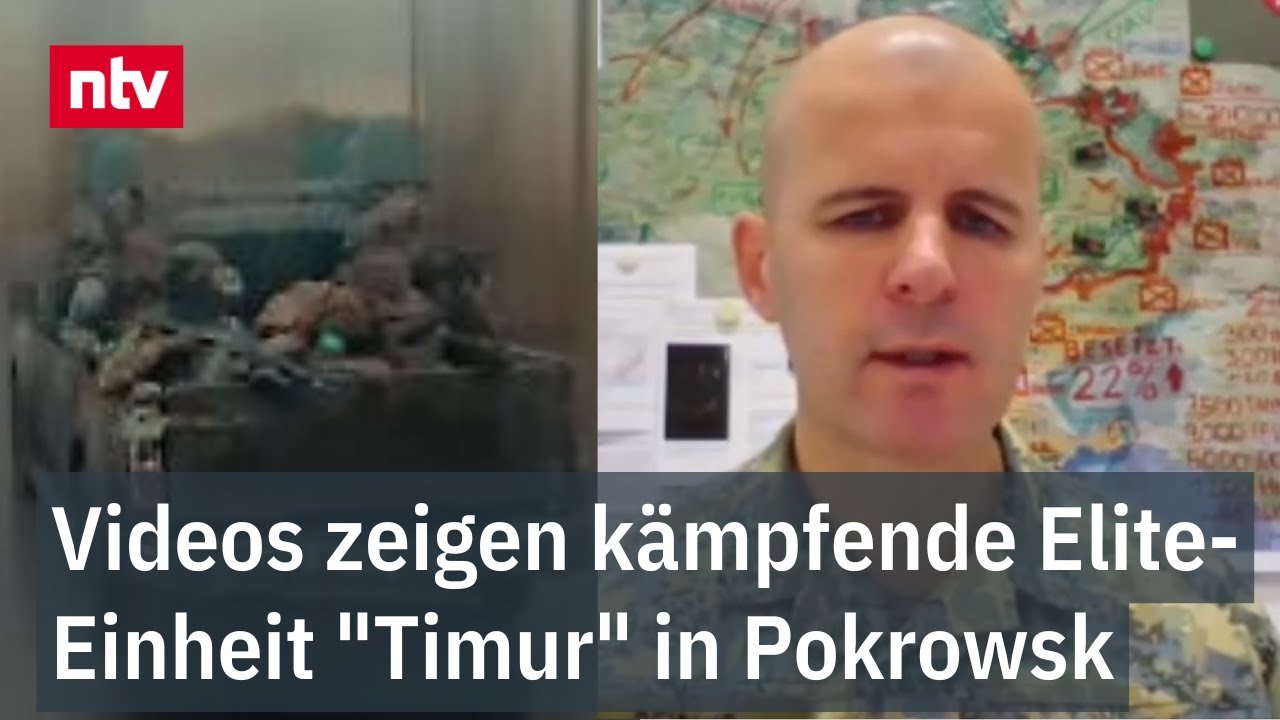 Videos zeigen kämpfende Elite-Einheit "Timur" in Pokrowsk - Ukraine setzt viel auf eine Karte | ntv
