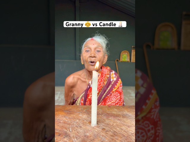 Granny 👵 vs Candel🕯️ #shorts