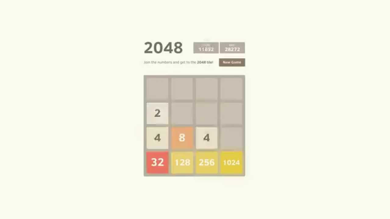 how-to-win-2048-4-simple-rules-youtube