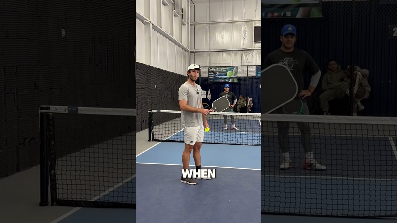 This universal strategy will help you cover speed ups down the line and cross court 🙌 #pickleball