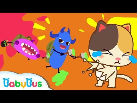 *NEW*나쁜 세균들 쫓아요!|손씻기 동요|어린이습관 동요 연속듣기|베이비버스|BabyBus