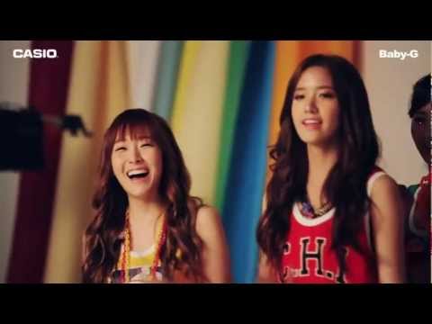 SNSD CF Casio Baby-G Behind the scenes & SeoHyun Tiffany Yoona Jul 11, 2012 GIRLS' GENERATION