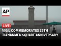 LIVE: Taipei vigil marks 35th anniversary of Tiananmen Square pro-democracy protests
