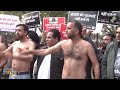 Youth Congress Holds Shirtless Protest Against BJP in Chandigarh | News9  - 02:13 min - News - Video