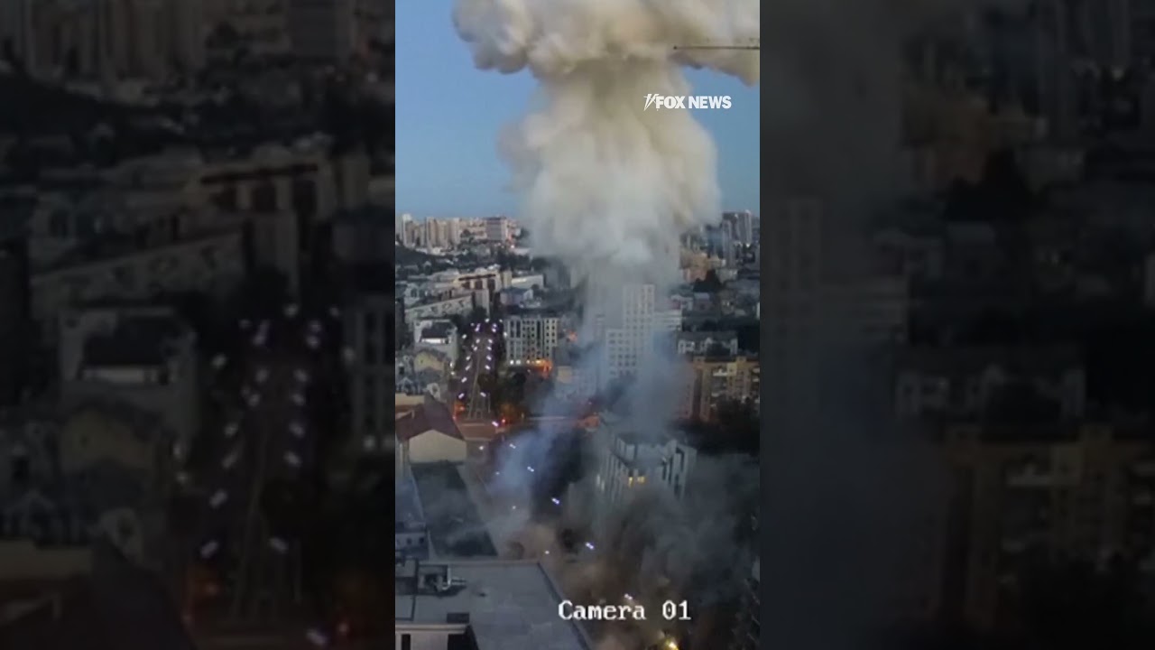WATCH: Russia rocks Kyiv with deadly drone and missile barrage #shorts #foxnews #news #us #fox