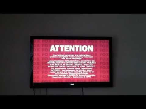 Fox Fbi Warning Attention Twetieth Century Fox Film