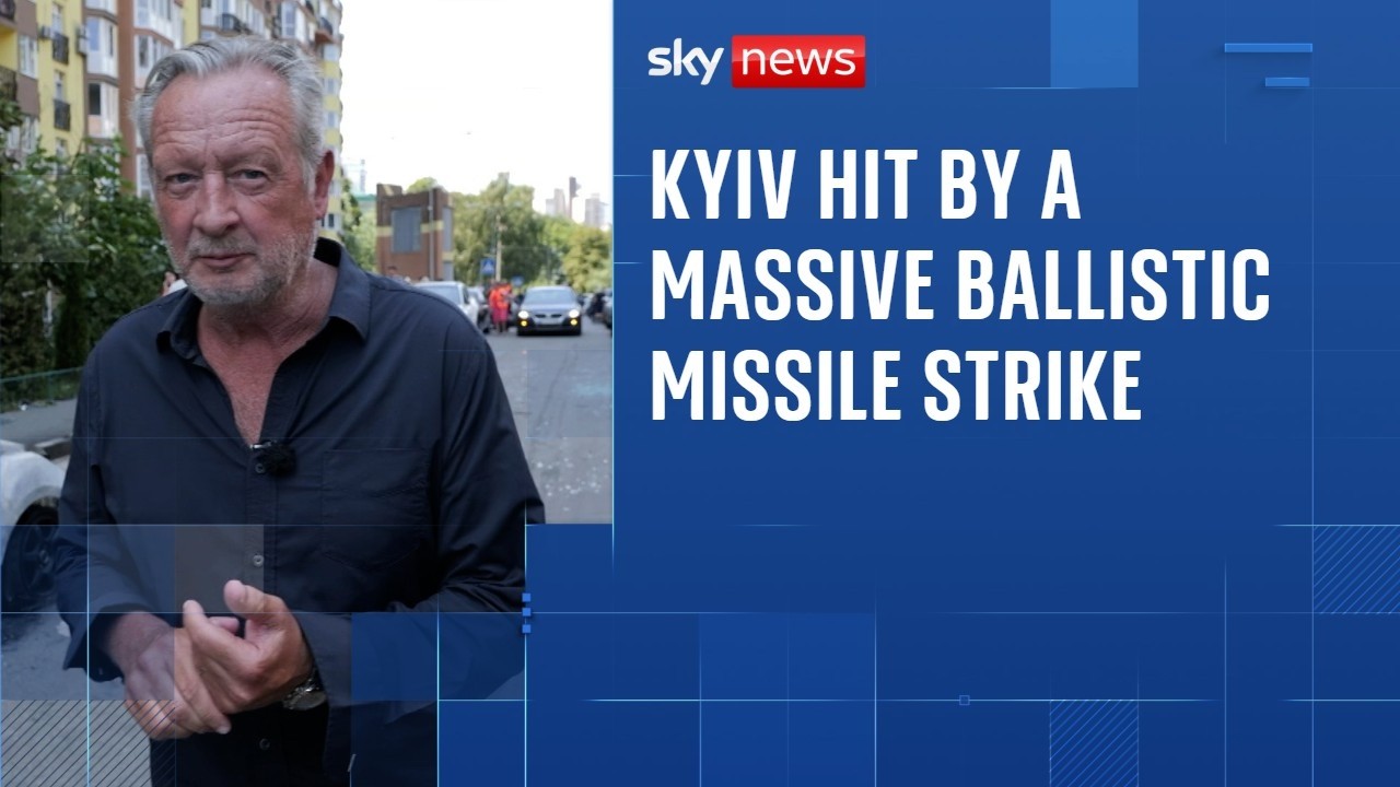 Aftermath of a massive missile attack in Kyiv