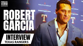 Robert Garcia Reacts to Being Traded to Texas Rangers, Watching Texas Rangers Win 2023 World Series