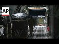 US military video shows aid dropped over Gaza