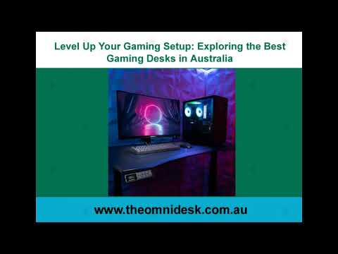 Game in Style: Discovering Trendy Gaming Desks for Australian Gamers