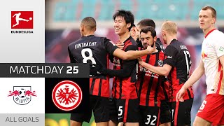 Kamada & Forsberg score in Top Game | RB Leipzig — Eintracht Frankfurt | 1-1 | All Goals | MD 25