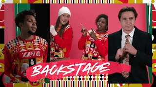Backstage at the Juventus Christmas Video! | Bloopers & Laughs! | Juventus