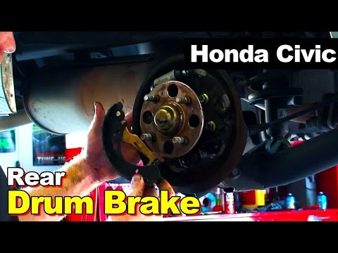 HONDA Civic 7 - Rear Drum Brakes Replacement