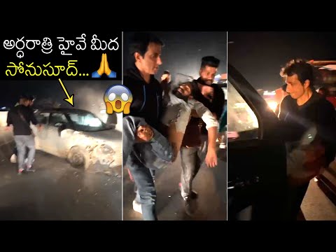 Watch: Sonu Sood saves 19 years young boy life at mid night Watch: Sonu Sood saves 19 years young boy life at mid night