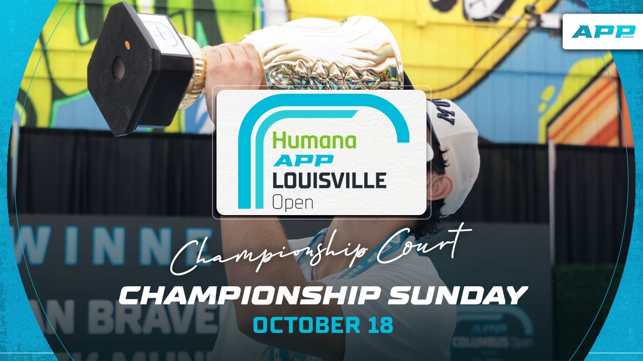 Championship Court | 2026 Humana APP Louisville Open | Championship Sunday | October 18