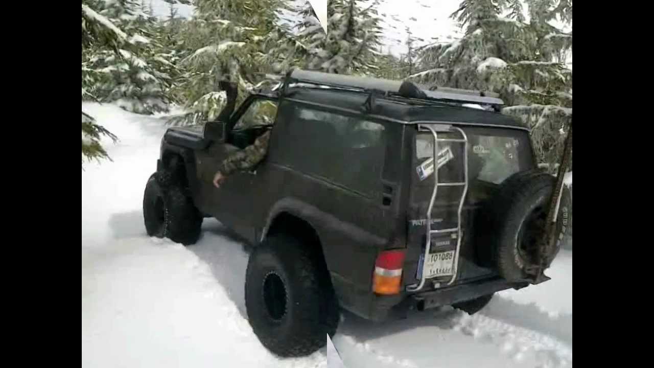 Nissan patrol in snow youtube