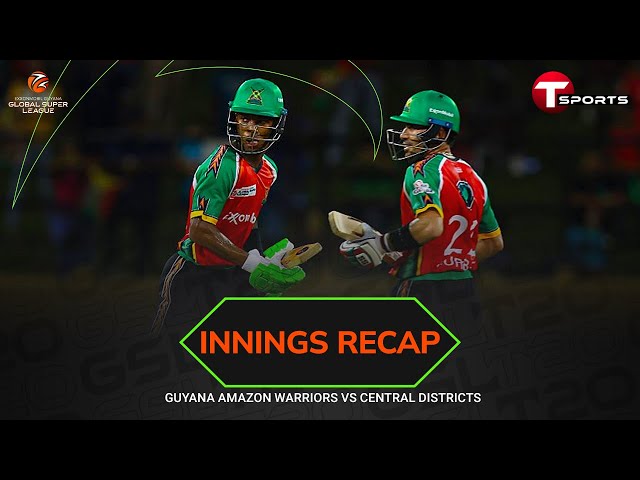 Guyana Amazon Warrior Batting vs Central Stags | Global Super League 2025 | T Sports