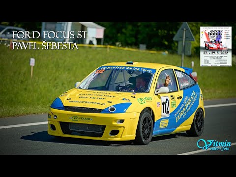 Pavel Šebesta - Ford Focus ST - ME Ecce Homo 2022 Šternberk - Crash se svodidly