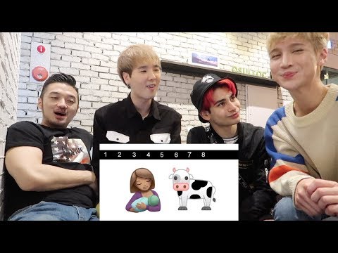 Guess Kpop Groups by Emoji Ft. Edward Avila, Under Nineteen Eddie, and Trophy Cat's Friday