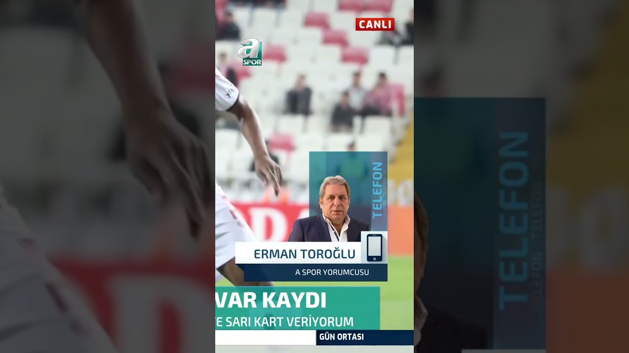 Sivasspor'un Fenerbahçe Karşısında Kazandığı Penaltı Doğru Mu? Erman Toroğlu Yorumladı