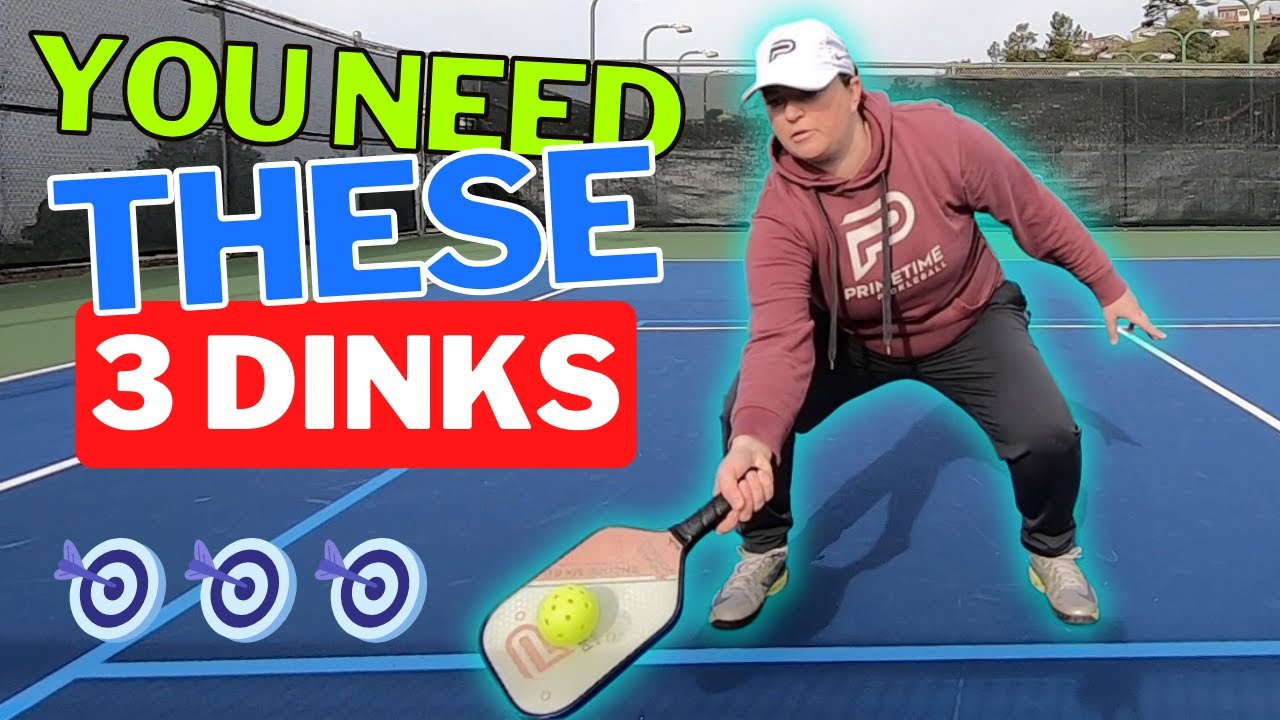 How to Hit The 3 Key Dinks In Pickleball (Like a Pro!)